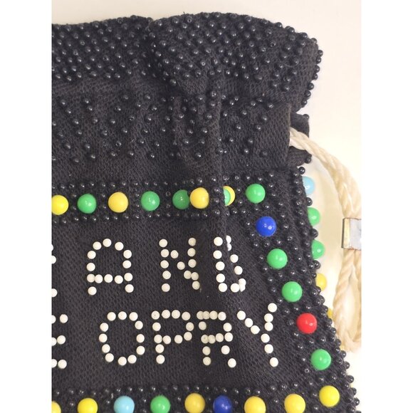 Vintage 1960's Beaded Souvenir Beaded Clutch Grand Ole Opry - Picture 10 of 16